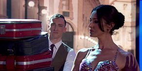 Blanca Romero y Edgar Sztuce bailan quickstep