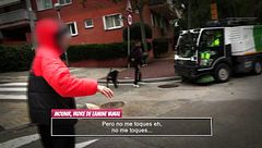 El encontronazo de Mounir, padre de Lamine Yamal, con la prensa: "No me toques"