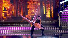 Tania Medina y David Díaz bailan jive