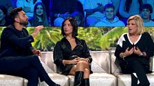 La guerra abierta entre dos concursantes provoca discrepancias entre Suso y Terelu en plató: "¿Tú lo ves normal?"