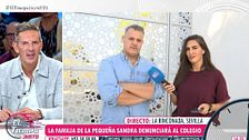 El tío de Sandra Peña reacciona al comunicado del colegio y revela una reunión de la familia con la tutora antes de la tragedia: "Llega tarde y mal"