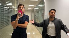 El tenso reencuentro entre Miguel Frigenti y Óscar Landa