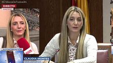 Claudia Montes, tras declarar en el Senado por la comisión del 'caso Koldo': "Los senadores del PP me han felicitado"