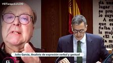 El significado detrás de las gafas de Pedro Sánchez en el Senado, según un experto en lenguaje no verbal: "Puede servir para desviar la atención"