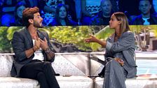 Iván González muestra su gran enfado a Gloria Camila en su cara a cara más tenso