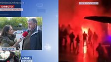 Un testigo de la batalla campal entre ultras del Rayo y del Lech Poznan en Vallecas: "Había 200 personas armándola"