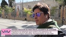 La primera reacción de Fran tras el accidente de su hermano Cayetano Rivera: "Lo importante es que está bien"