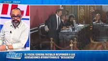 La reacción de Risto Mejide al ver al fiscal general del Estado retirarse la toga para declarar: "Estoy hipnotizado con esta imagen"