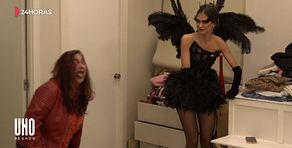 Maica Benedicto recibe un tremendo susto al llegar a la casita de 'Uno de GH20' por Halloween: "Tú me vomitaste el año pasado"