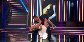 Blanca Romero y Rubén Rodríguez bailan chachachá