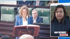 Ana Vázquez, tras su acusación por parte del subdelegado del gobierno de Pontevedra: "Se le ha caído la careta"