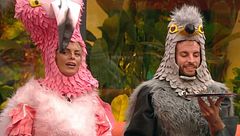 Iñigo y Edurne salvan como pájaros a un concursante a través de "un pinchito" de comida: así ha sido el momento