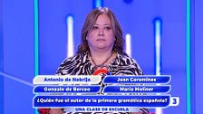 Una profesora de primaria falla en sus respuestas y hace ganar a Justo de Castro 5.100 euros