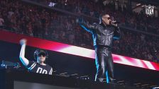 Así fue la actuación de Bizarrap y Daddy Yankee en el Bernabéu