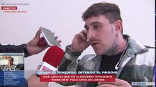Tensión en directo entre el hijo de la víctima del crimen de Yunquera y  un amigo del fallecido