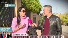 Nuria Bermúdez advierte a Dani Güiza tras sus declaraciones: "No me has visto enfadada"