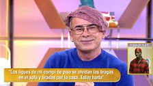El divertido momento de Jorge Javier mientras hablaba con una invitada en 'El diario de Jorge': "Podría ser una bandana'