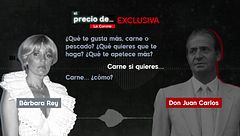 ‘El precio de’ enseña nuevos audios entre Bárbara Rey y Juan Carlos: el monarca confiesa que Sofía estuvo a punto de abandonar Zarzuela por su culpa