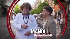 Un concursante hace parar el programa para interpretar a 'Manoli', un personaje cómico de Triana: "Soy como Ana Obregón, actriz y bióloga"