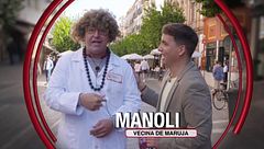 Un concursante hace parar el programa para interpretar a 'Manoli', un personaje cómico de Triana: "Soy como Ana Obregón, actriz y bióloga"