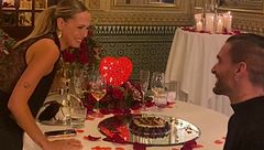 La lacrimógena reacción de Violeta Crespo a la pedida de mano de Edi Insua