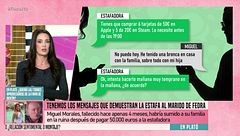Exclusiva | Los mensajes que demuestran la estafa a Miguel Morales, marido de Freda Lorente