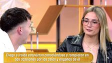 El monumental enfado de una chica al ver a su exnovio en el programa: "No tienes vergüenza"