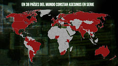 El preocupante mapa mundial de los asesinos en serie: dos de cada tres están en Estados Unidos