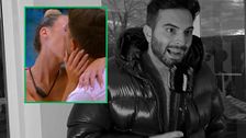 Reacciones al beso de Almudena y Borja