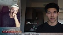 El hijo de Frank Cuesta emociona en directo a su padre con una conmovedora sorpresa: "Ha sido más duro de lo que pensáis"