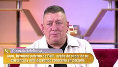 Juan, su hermano paterno, ha entrado en directo por teléfono para hablar con él en 'El diario de Jorge'