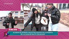 El cámara de '¡Vaya fama!', víctima de un robo en el portal de Maite Galdeano: "Han aprovechado cuando..."