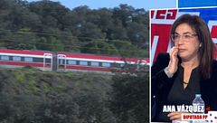 Ana Vázquez, rota al recordar el accidente de Angrois tras la tragedia de Adamuz: "Los políticos ya nos echaremos los trastos a la cabeza, hoy no"