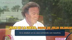 Exclusiva | Habla por primera vez Juan de la Cueva, el primo de Julio Iglesias, tras el escándalo: "No me lo creo ni harto"