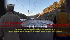 La llamada del maquinista del Iryo al centro de mando de Adif, tras el descarrilamiento en Adamuz: "No hay ningún tren llegando"