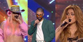 La actuación de "Karol G", "Maluma" y "Shakira"