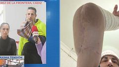 Apuñalado con una espada por su inquiokupa: “Casi me mata”