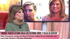 Meli Camacho señala a Carmen Borrego y Terelu Campos: "María Teresa sentía soledad, sus hijas solo le hablaban por teléfono"
