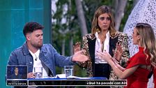 Tensión entre Almudena y Darío por sus explicaciones en el plató por el anillo de matrimonio y sus problemas en la pareja