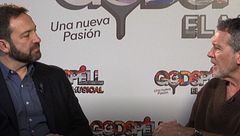 Con Antonio Banderas