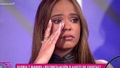 Gloria Camila rompe a llorar tras hablar de la situación con su ex, Álvaro García, y Manuel Cortés: "Llevo dos semanas saturadísima"