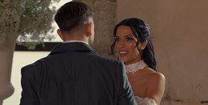 Laura, muy nerviosa, llega al altar y se encuentra con Lorenzo, protagonizando un momentazo: “¿No me irás a poner los cuernos?"