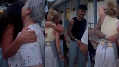 La emotiva reacción de la familia de Álvaro y Mayeli a su embarazo