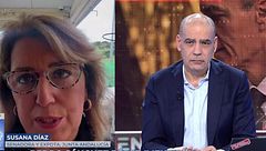 Susana Díaz defiende a Felipe González: “Es el mismo de siempre, a veces te dice cosas que te gustan y otras que no"