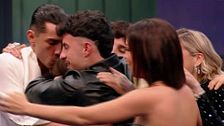 La efusiva reacción de Juanpi y Andrea ante la salvación de Sandra de la expulsión