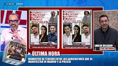 Emilio Delgado aclara las "teorías conspiratorias" en torno a los carteles del acto con Gabriel Rufián: "Me parece flipante"