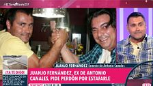 Juanjo Fernández, expareja de Antonio Canales, pide perdón por haberle traicionado