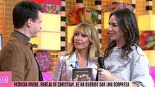 Patricia Pardo sorprende a Christian Gálvez tras su declaración de amor en directo