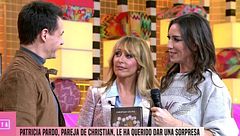 Patricia Pardo sorprende a Christian Gálvez tras su declaración de amor en directo