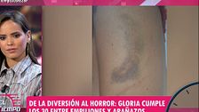 Gloria Camila reacciona en 'El tiempo justo' a las acusaciones de una joven en su 30 cumpleaños, que asegura: "Me dio un empujón"